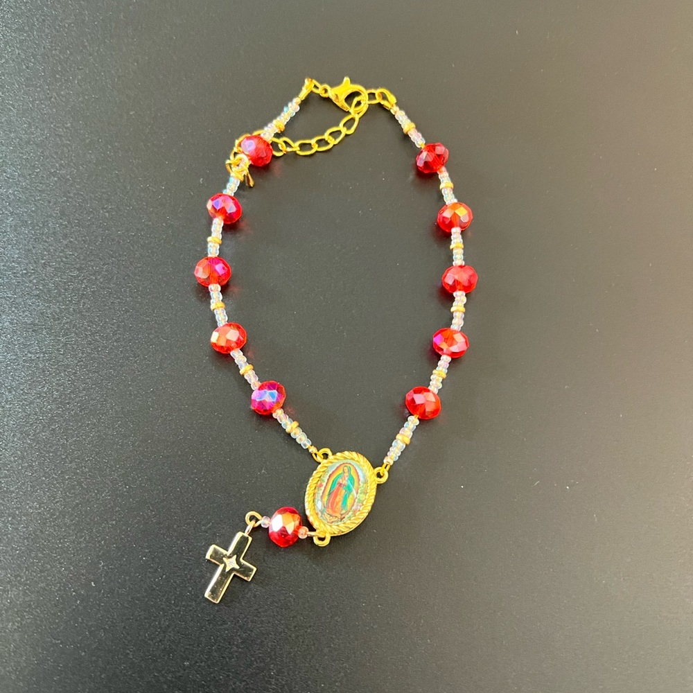 Rosary prayer bracelet